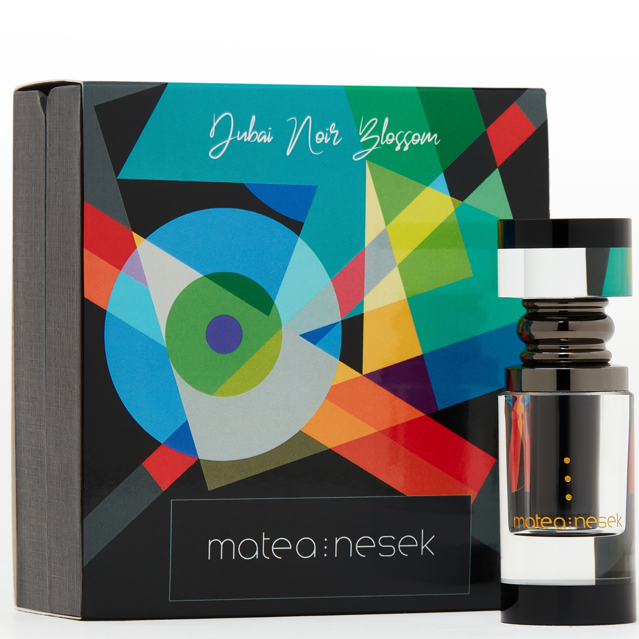 MATEA NESEK Concentrated Perfume Oil – Dubai Noir Blossom, 3ml | Long-lasting, Alcohol-Free Fragrance | Made in Dubai